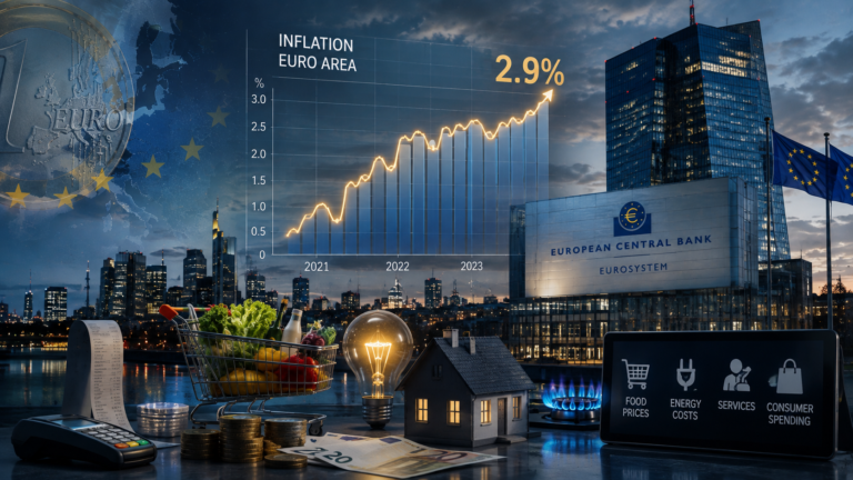 Euro area inflation rises to 2.9 percent in December 2023